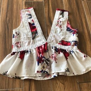 Floral Blousey Tank
